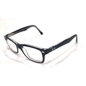 Ray Ban Jr RB1531 3529 Boys Glossy Black Square Eyeglasses 48-16 130 VG